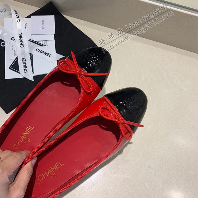 Chanel女鞋 香奈兒頂級芭蕾舞鞋 Chanel羊皮舒適平底鞋  naq1073